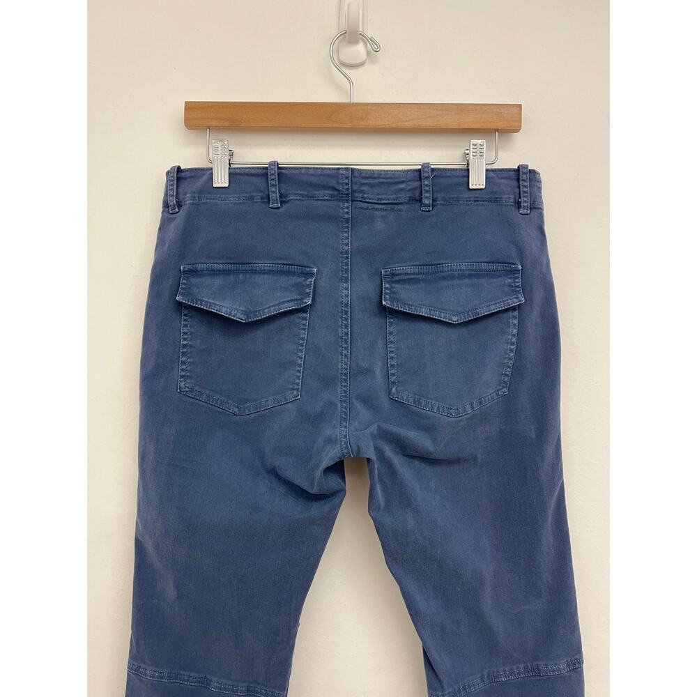 Nili Lotan Cropped Military Pants Utility Relaxed Stretch Cotton Flap - Size 6 - Picture 6 of 14